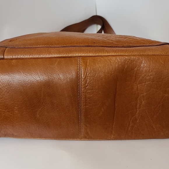 Liz Claiborne Leather Boho Tote - Picture 7 of 10